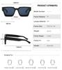New Retro Square Sunglasses For Women Men Fashion Luxury Brand Vintage Frame Sun Glasses UV40 Protection