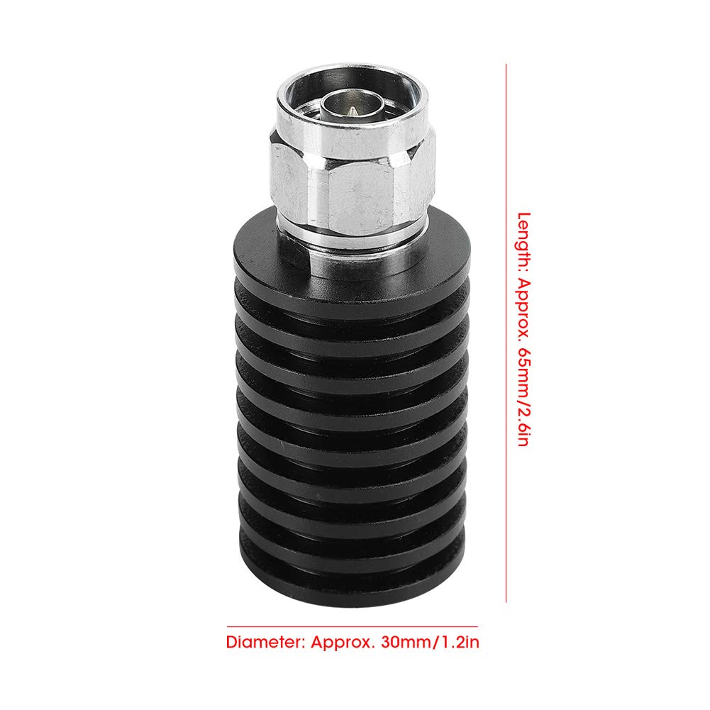 Antenna Dummy Load 50 Ohm Dummy Load DL 30A Antenna Dummy Load 1GHz 15W 50 Ohm Coaxial Terminator Test Radio (N Type)