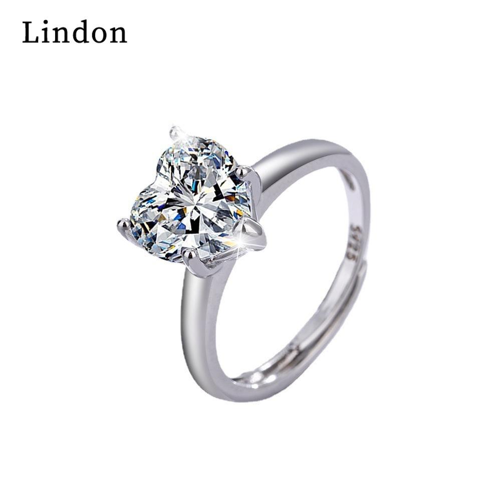 

Классическое кольцо Lindon из медного сплава с цирконием, женские ювелирные изделия, свадебный подарок для вечеринки