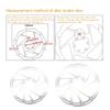 2Pcs 160mm /180mm /203mm Disc Brake Rotors with Bolts Bicycles Disc Brake Rotors for Road Bike, Mountain Bike, MTB