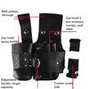 NEW Barber Hair Scissor Bag Clips Comb Holder Hairdressing Barber Holster Bags Holder Tool Salon Waist Pack Belt PU Leather Bag