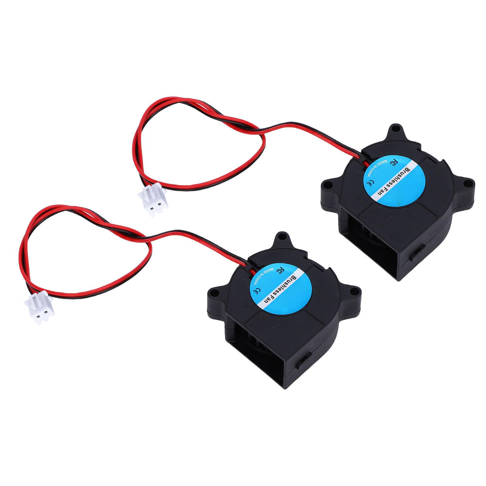 

2Pcs Blower Fan 40mm 3D Printer Micro 4020 Dual Ball Bearing Brushless Cooling Fan 2 Pin