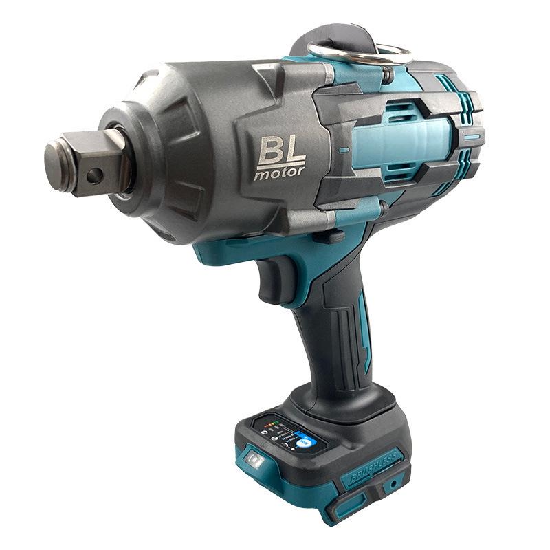 Makita Style Brushless High Torque Electric Impact Wrench with Rechargeable Lithium Battery for Auto Repair