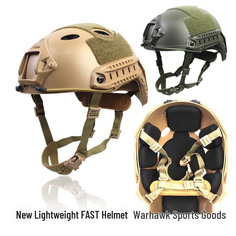 FAST Ultra-light Tactical Helmet with AF Suspension Strap, 430g - Ideal for Military, Airsoft, and Outdoor Sports