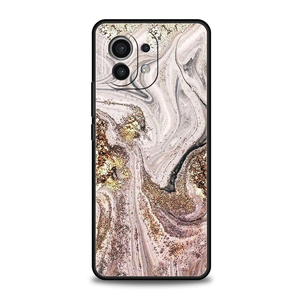 Vintage Marble Phone Case Cover for Xiaomi Mi 17 15 14 13 12 11 Ultra 15T 14T 13T 12T 11T Pro Lite 5G Soft TPU Shell Fundas Bags