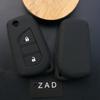 silicone car key cover case set holder bag For Peugeot 108 Remote Flip Folding 3 button key