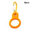 1/5PCS Hook Camping Hiking Tool High Quality Aluminum Sports Kettle Buckle Outdoor Carabiner Water Bottle Holder Rubber Buckles