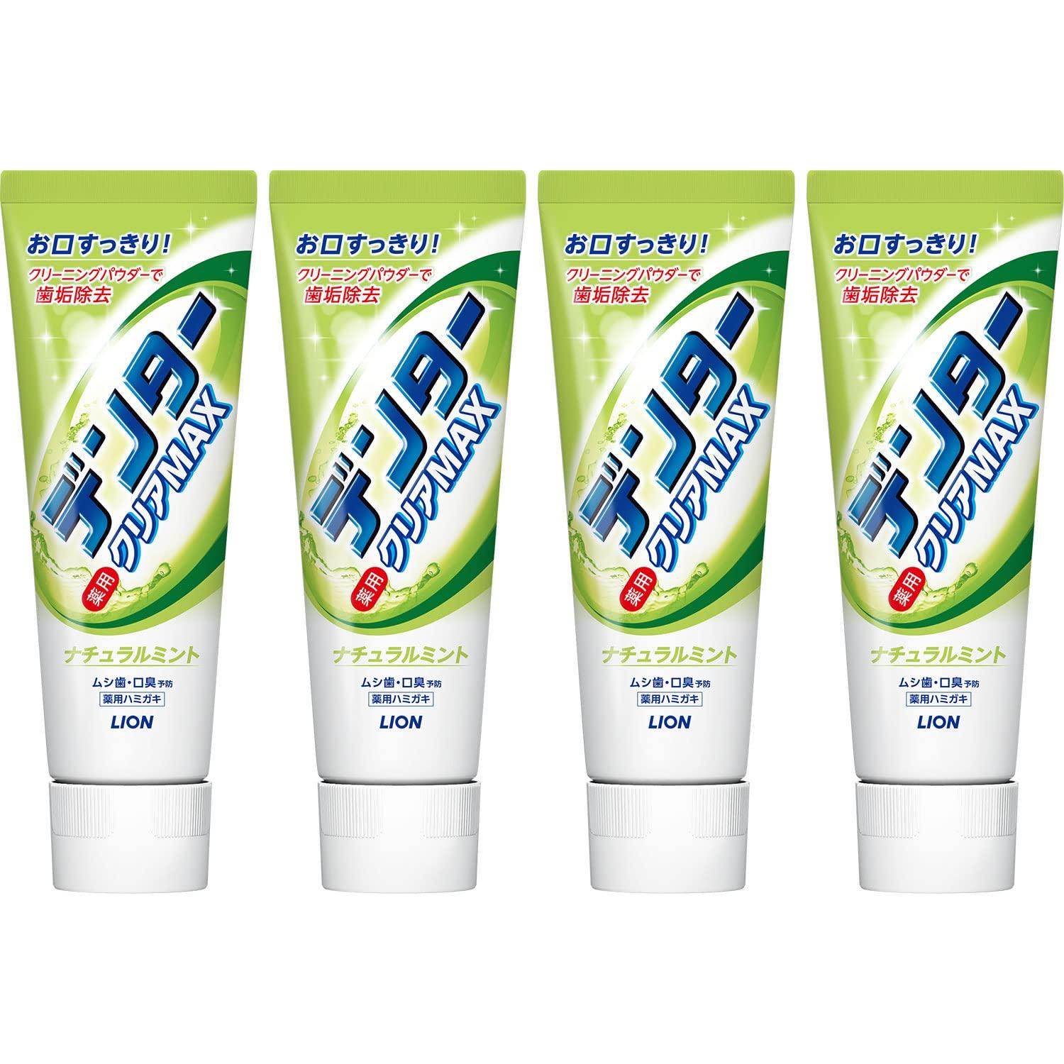 

Dentar Clear MAX Natural Mint Toothpaste 140g x 4 pieces [Quasi-drug]