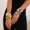 ins exaggerated smooth open hug bracelet, personalized street shot sweet and cool winding Bracelet jewelry