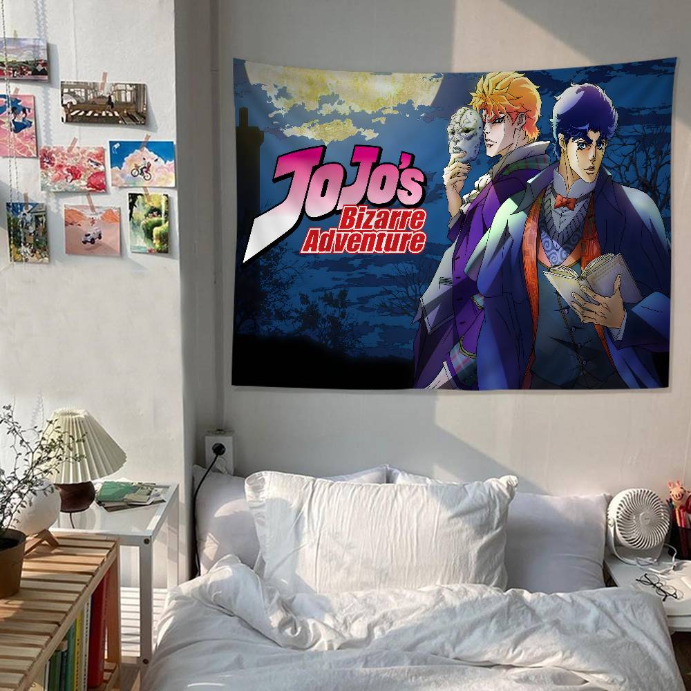 Anime JJojoS BBizarre AAdventure Cartoon Tapestry Wall Hanging Decoration Household Home Decor