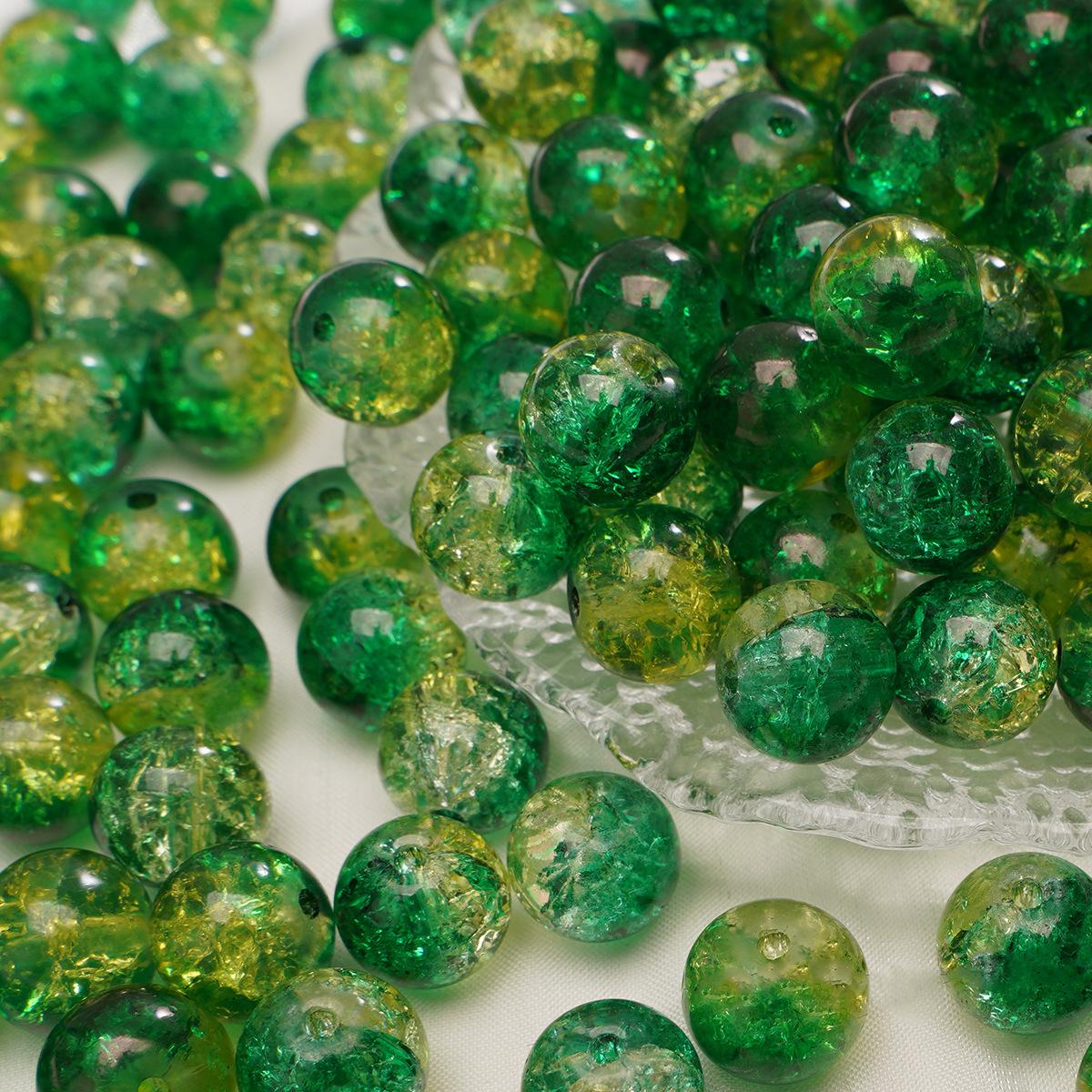 

Стекло Дуплекс Взрыв Кристалл Кракле Бусины Ручной Работы Бисероплетение Материалы Браслет Ожерелье Глазурь Бусины Рассыпчатые Сломанные Бусины Бусины для Изготовления Ювелирных Изделий 8mm About 100 pieces