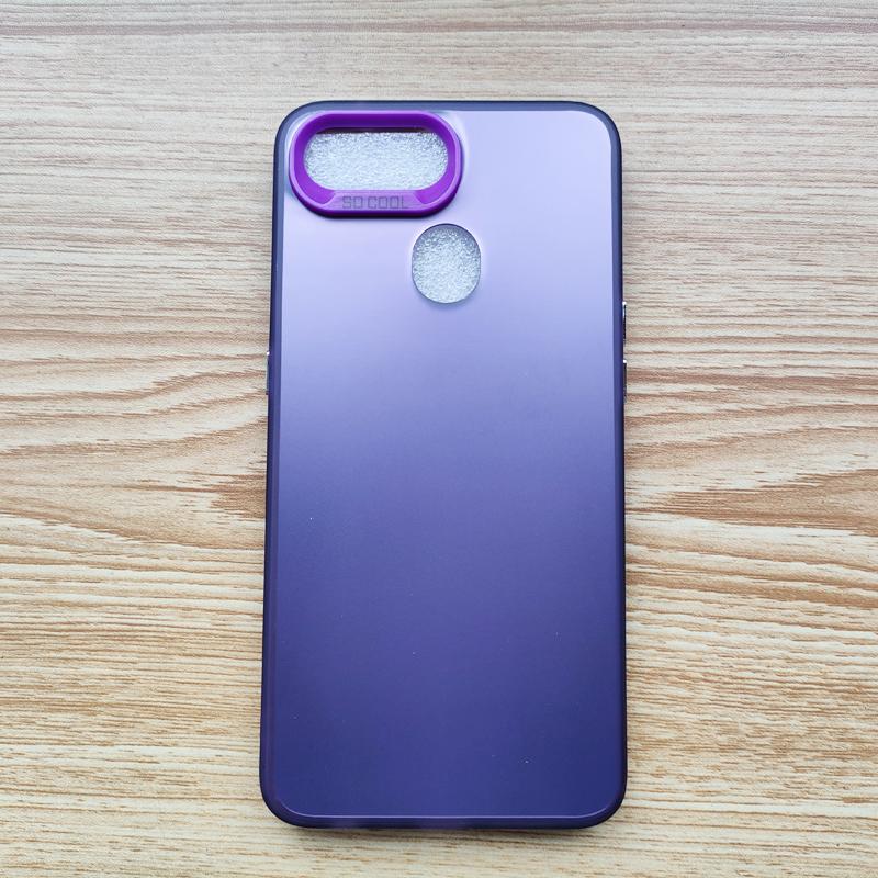 For OPPO A12 Case oppo A5S Phone Case OPPO A7N A7X Ax7 A12S F9 F9 Pro Cover Realme 2 Pro u1 Luxury Metallic Aurora Matte Cover