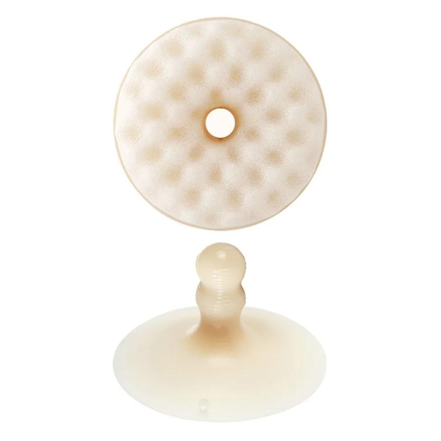 1PC Double-sided Suction Cup Sponge Dishwashing Wipe, Removable Multi-functional Dishwashing Brush, Multi-surface Efficient Cleaning