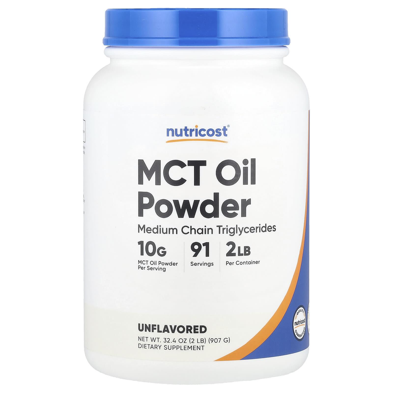 

Nutricost, MCT Oil Powder, Unflavored, 32.4 oz (907 g)