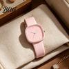 Simple Wristwatch Square Student Watch Minimalist Analog Quartz Faux Trendy