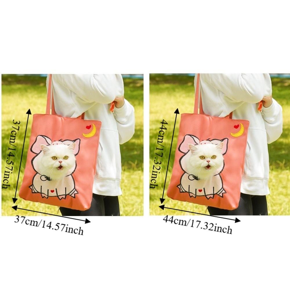 Cartoon Pet Outing Bag Soft Lining Puppy Sling Bag Pet Tote Bag Dog Backpack  Kitten