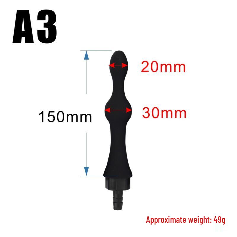 Silicone Enema Douche for Men and Women - Anal and Vaginal Cleaner