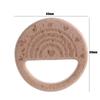 1Pcs Wooden Rodent Teethers Baby Cartoon Animals Rainbow Ice Cream Beech Teether Pendant For Baby Pacifier Chain Nurse Gifts Toy