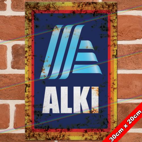 

ALKI cm Metal Signs Man Cave Pub Bar Garage Funny Aldi Parody Gift Tin Sign UKAluminum 20x30cm（7.8x11.8inch）