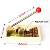 Kitchen Pacan Cracker Tool Multifunctional Wooden Base Easy to Use Chestnut Opener Nut Sheller Walnut Pliers Nutcracker