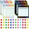 Utron 80 Pack Reward Chart for Kids, Incentive Chart Behavior Chart for Kids At Home, 2 Designs with 2160 Star Sticker, Kids Chore Chart, Sticker