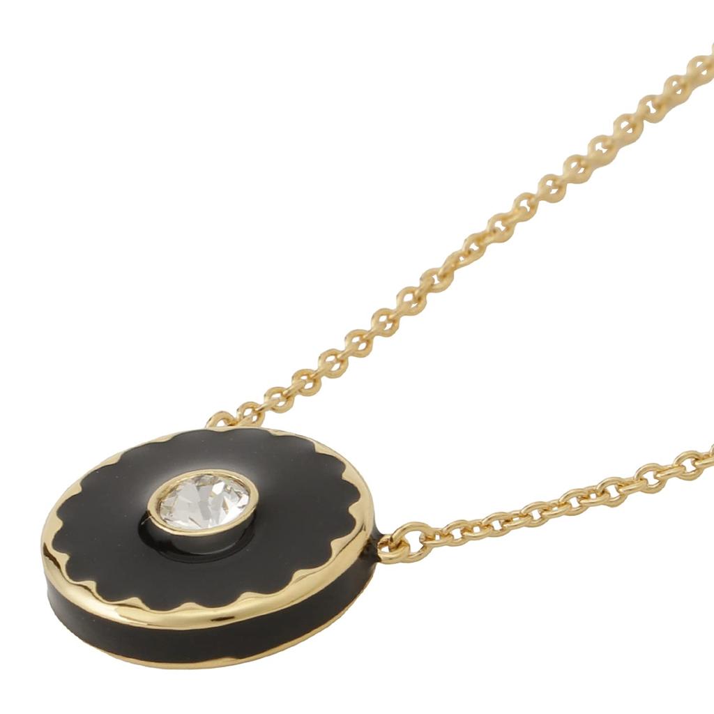 Marc Jacobs The Medal Reversible Necklace Pendant, Pendant, Black/Gold