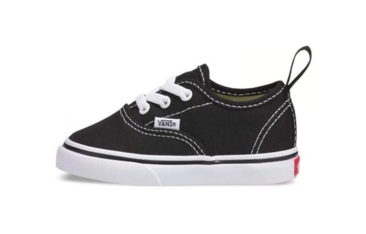 Vans Authentic Elastic Lace Toddler  Black  19
