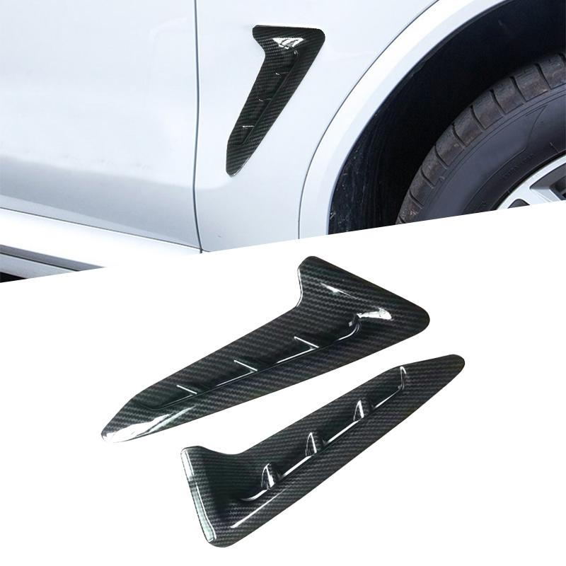 Bil Styling For Bmw X3 G01 2018 Eksteriørtilbehør Ytre sidevinge Fender Luftventil Deksel Trim Abs Krom Bil-klistremerke