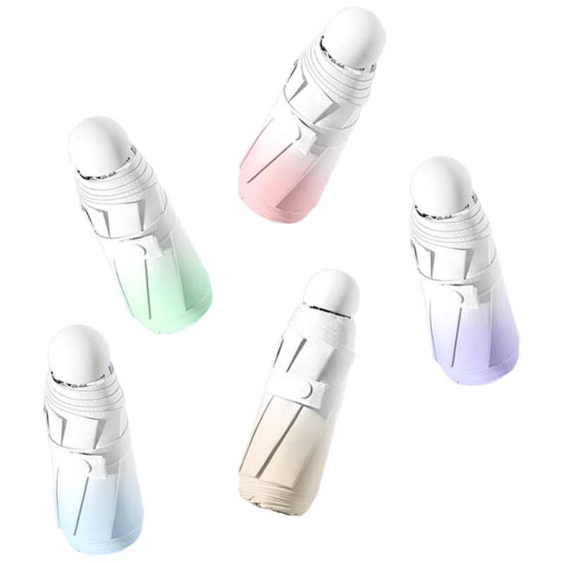 MAYDU Gradient UV Protection Five-Fold Travel Umbrella