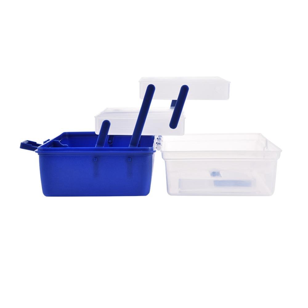 Large Capacity Fishing Tackle Box ABS PP Fishing Accessory Box  Outdoor Fishing