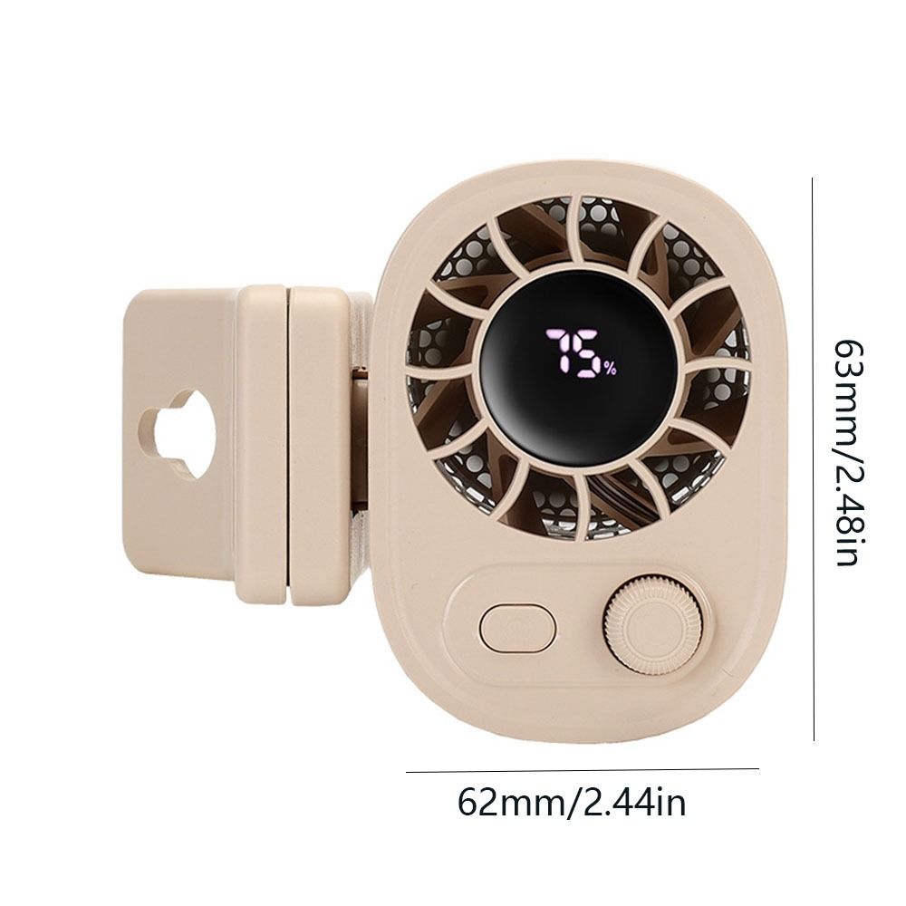 Lightweight Desk Fan Belt Fan USB Rechargeable Versatile Shirt Fan  Outdoor Bedroom  Farm