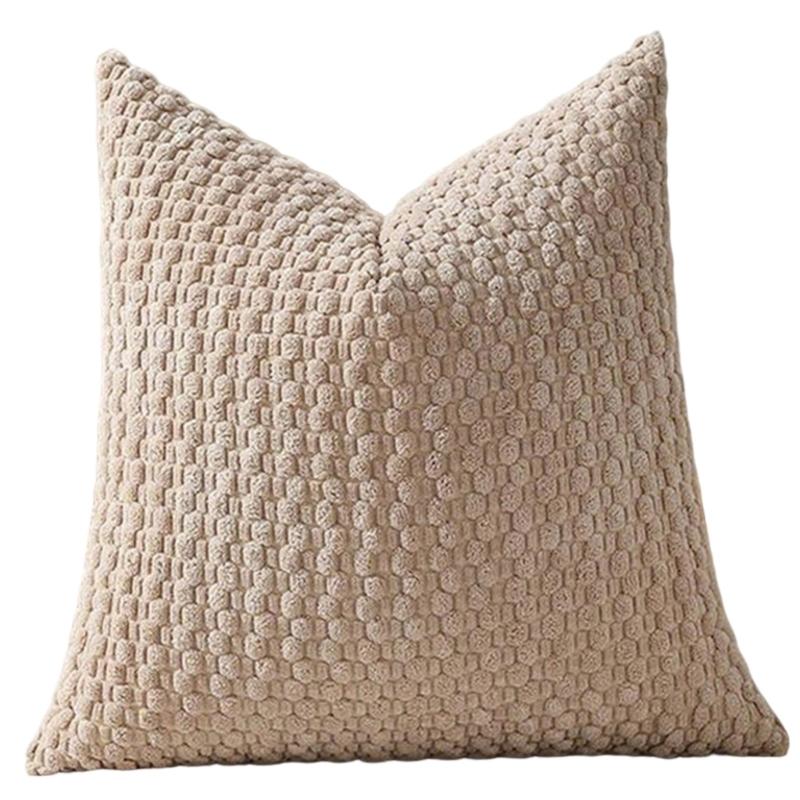 Corduroy Bubble Pillow Cushion For Home Office Sofa Bed Soft Comfortable Support Neck Back Rest