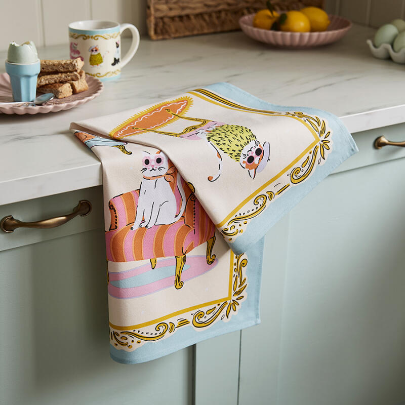 Cool Cats Cat Cotton Tea Towel Tea Towel - Cool Cats Cat