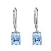 925 Sterling Silver Sky Blue Topaz  Earrings Elegant Gemstone Party Wedding Engagement  for Women  Fine Jewelry Gift Wholesale