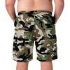 Men’s Plus Size Camouflage Cargo Shorts Lightweight Drawstring Waist Relaxed Fit Summer Beach Shorts with Multiple Pockets