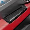 Real Hard Dry Carbon Fiber Sticker For Fiat 500 Abarth 595 695 2008-2025 LHD RHD Car Rearview Mirror Adjustment Switch Storage