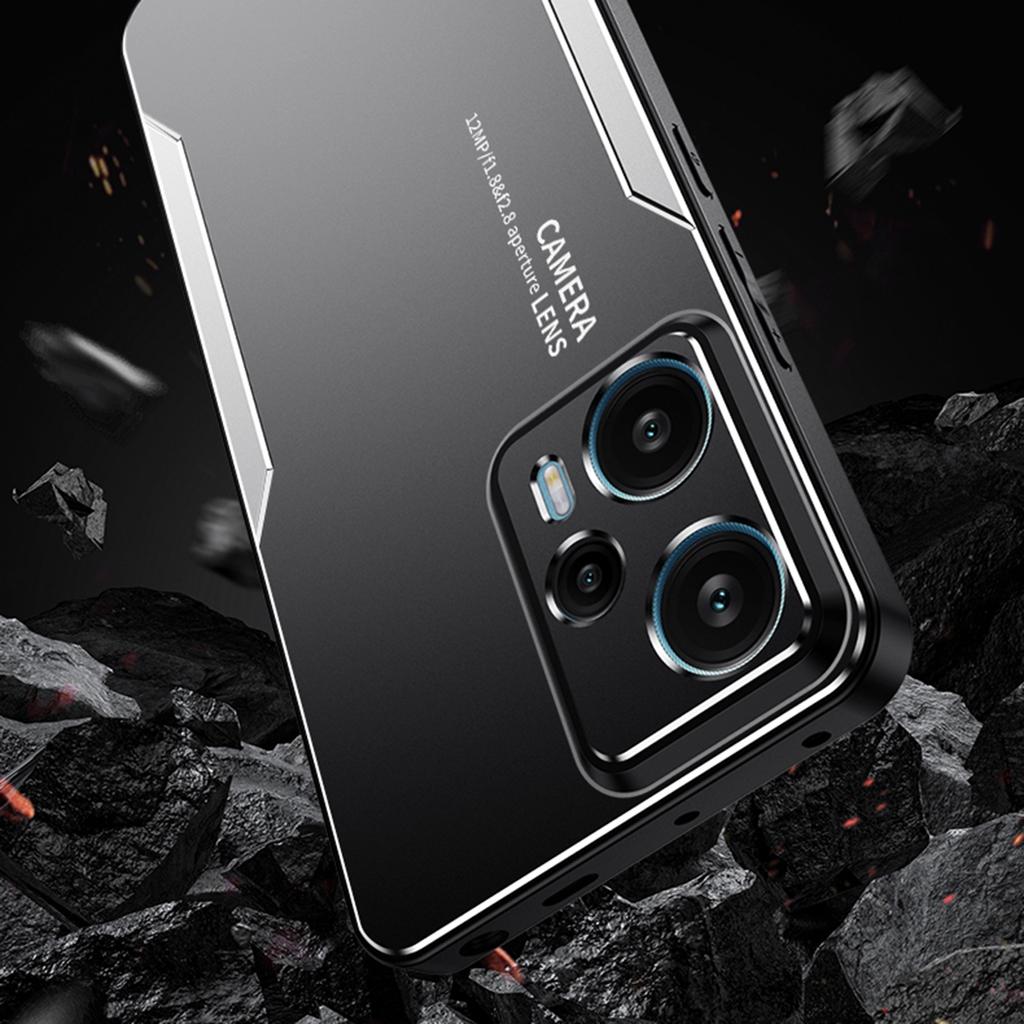 Для Xiaomi Redmi Note 12 Turbo/Poco F5 5G Металлический+ТПУ+ПК Чехол Защита Объектива Камеры