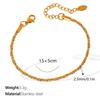 Designer Small Banana Geometric High Sense Women's Necklace Clavicle Chain Stainless Steel Gold Plated Jewelry