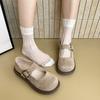 Fashion Retro Woman Shoes Female Footwear Shallow Mouth Soft Clogs Platform Dress New Summer Comfortable Creepers Mary Janes Flock