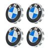4 PIÈCES BMW Cache-moyeux 68mm 56mm Bleu blanc Pour BMW E46 E90 E30 F10 F30 X5 X3 E39 F25 E60 E91 E87 Accessoires Voiture M