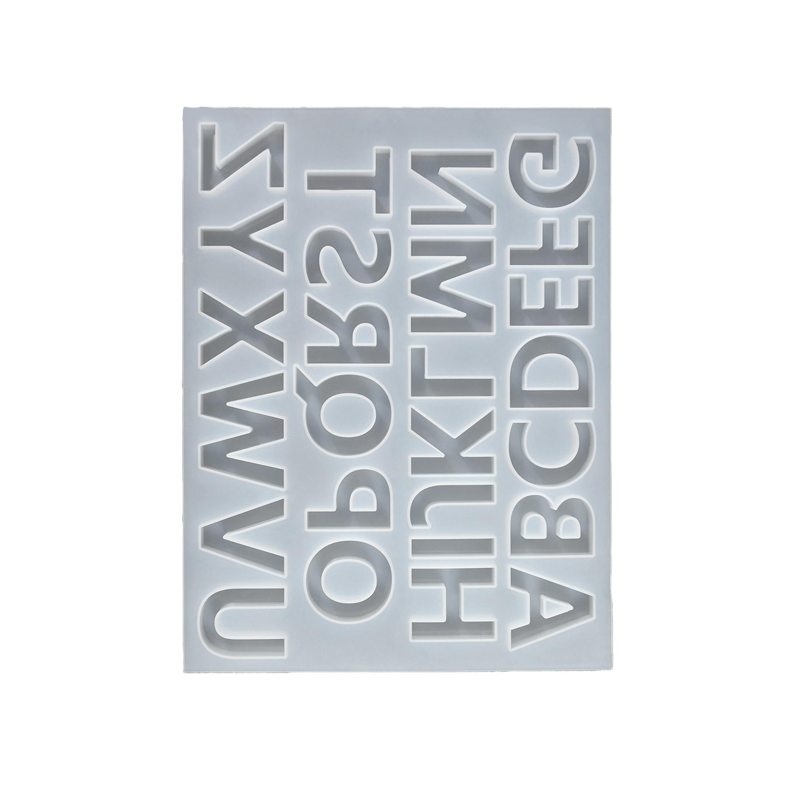 

Форма для эпоксидной смолы алфавита силиконовая форма для поделок брелок серьги кулон эпоксидная смола ювелирные изделия ремесло литье Mo