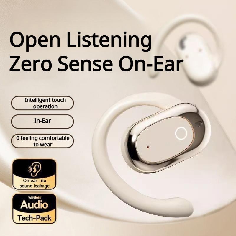 Wireless Headphones Ows Hifi Stereo Open Bluetooth 5.4 Earphones With Mic Call Noise Reduction Sports Waterproof