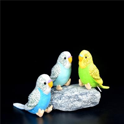 Kreative Papagei Vogel Plüsch Spielzeug Schöne Wellensittich Vogel Weiche Puppe Kinder Spielzeug Dekoration Geburtstag Geschenk