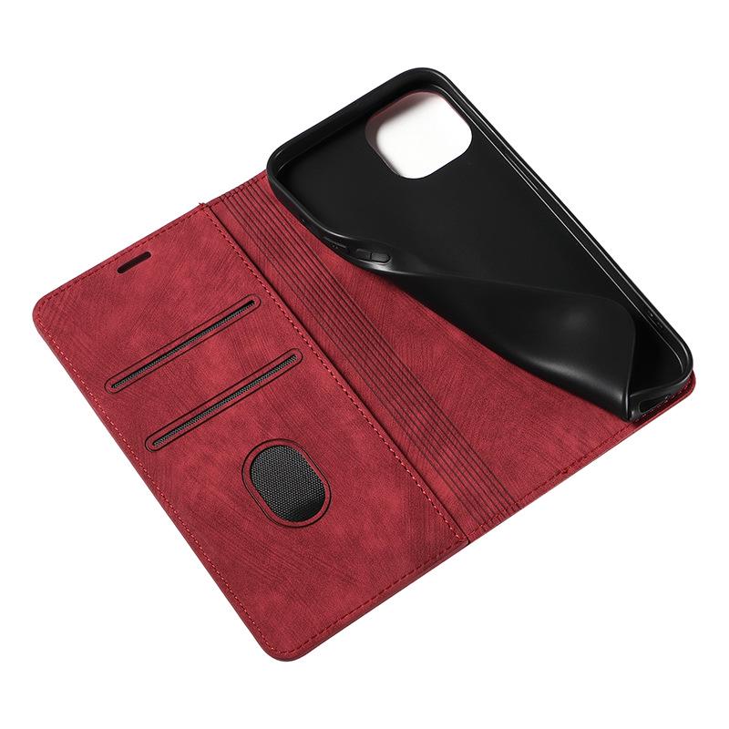Protective Leather Case for Oneplus 8T, Nord CE2 5G, 10 PRO - Solid Color