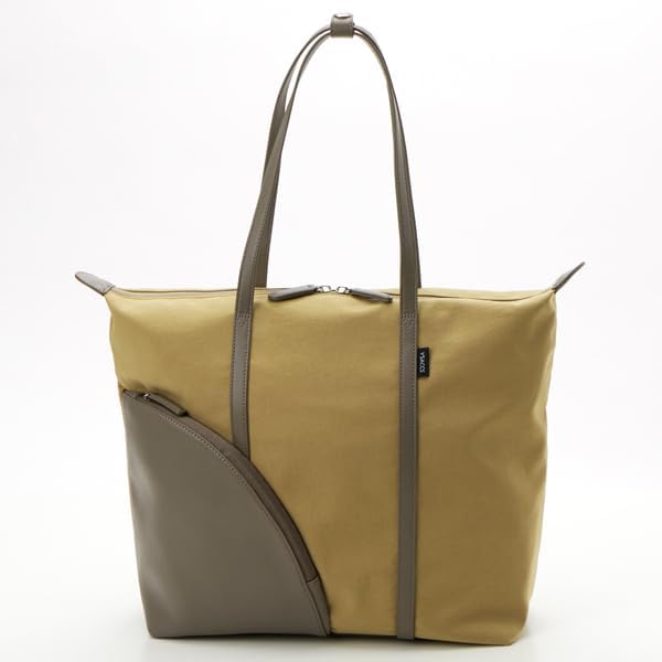 Tote Bag Nylon Tote M Size Beige [Isaac] Cotton-Like Women's (21)