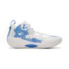 New LiNing Shadow 3 Cushioned Slip Resistant Low Top Basketball Shoes Men's White Blue ABPR049-9
