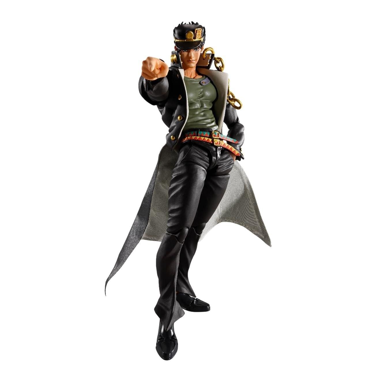 TAMASHII NATIONS S.H. Figuarts JoJos Bizarre Adventure Stardust Crusaders Jotaro Kujo Approximately 170mm PVC ABS Fabric Metal Painted Action Figure