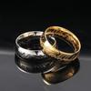 Men's Stainless Steel Ring Zircon, for Daily Wear, for Banquet Party Holiday Birthday Anniversary Gift