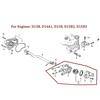 ABLZ-3PC Car Engine Coolant Thermostat Housing For Honda Civic CR-X 19320PM3010 19320-PM3-010 19311-PM3-000