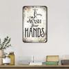 Tin Sign Wall Art Vintage Metal Poster for Home Kitchen Bar Decor 8x12 Inch
